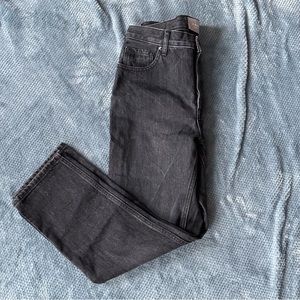 Everlane Cheeky Crop Jean Womens 27 Washed Black Button Fly Denim High Rise